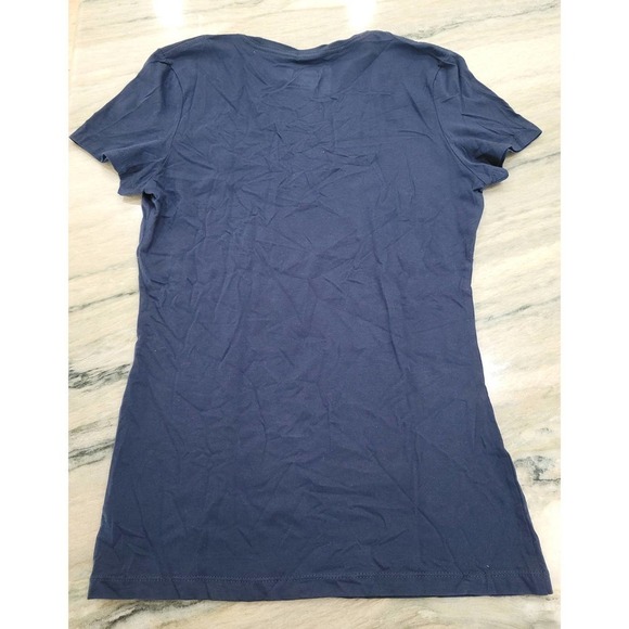 Majestic MLB All Star Game Women's Navy V Neck T Shirt Medium - Picture 5 of 5